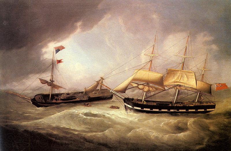Joseph heard Passengers from the Dismasted U.S. Merchantman France oil painting art